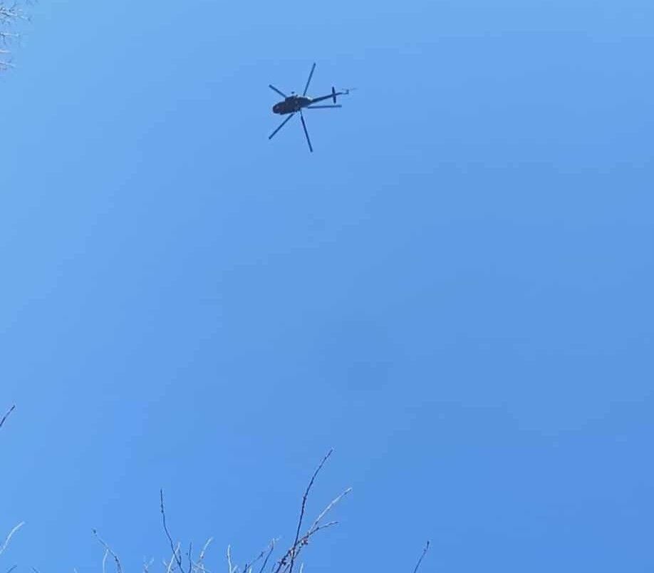 სოფელ ხანში მეორე დღეა ტყე იწვის