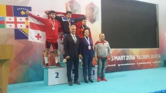 ქუთაისელმა ძალოსანმა, ნოდარ კაკაბაძემ ვერცხლის მედალი მოიპოვა