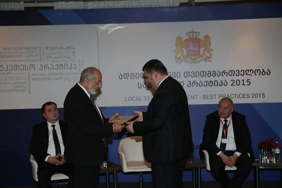 ქუთაისის მერს დიპლომი გადაეცა