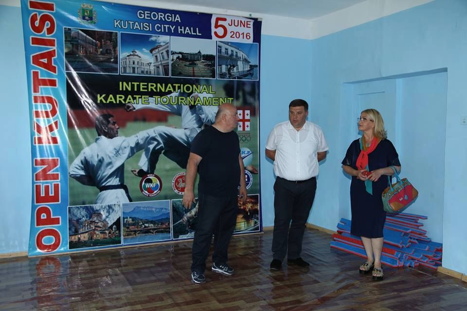 ქუთაისში კარატეს დარბაზი მოეწყო