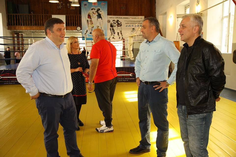 ქუთაისში კრივის დარბაზები გარემონტდა