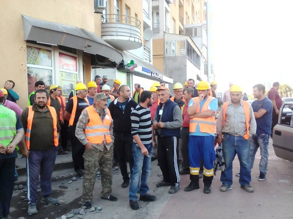 თურქული კომპანიის თანამშრომლებმა ქუთაისში გზა გადაკეტეს