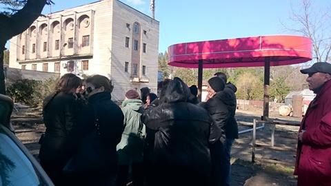 ქუთაისში ბენზინგასამართი სადგური დააყაჩაღეს