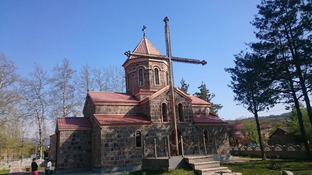გუმათში, ახლადაშენებულ ღვთისმშობლის სახელობის ეკლესიაში წირვა აღევლინა