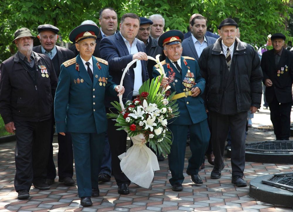 ქუთაისში ფაშიზმზე გამარჯვების დღე აღნიშნეს