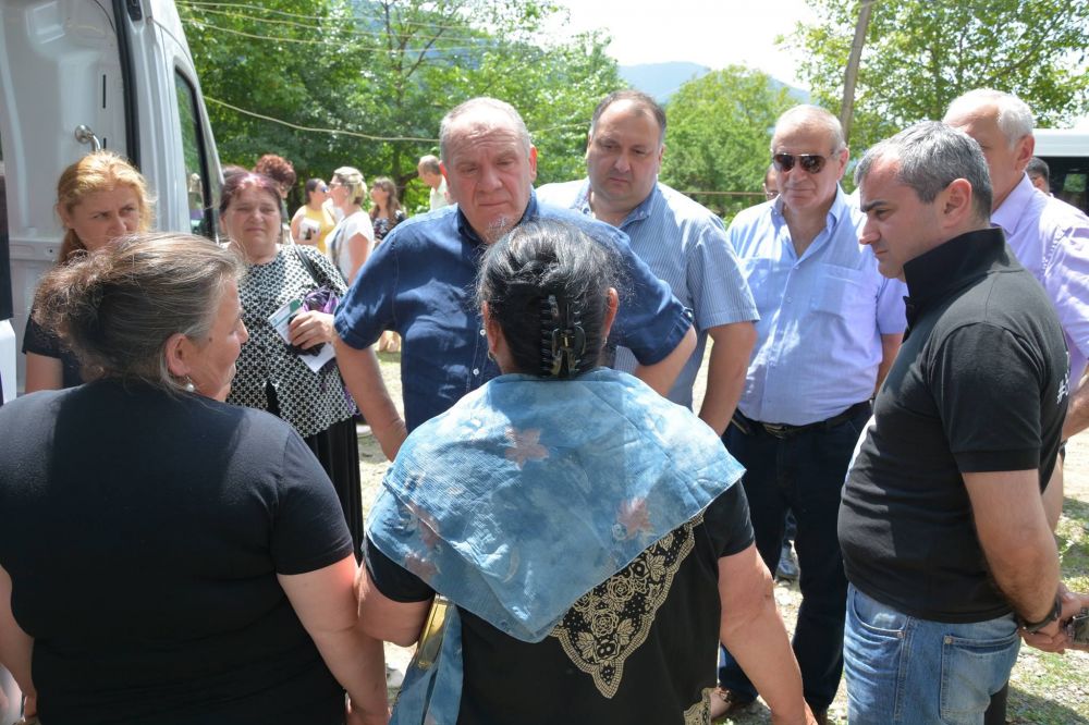 საჩხერის საზღვრისპირა სოფელში უფასო სამედიცინო აქცია გაიმართა
