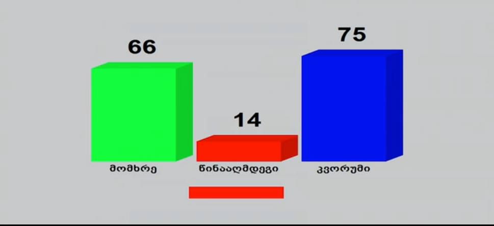 საქართველოს პარლამენტმა გენდერული კვოტირების შესახებ კანონპროექტი ჩააგდო