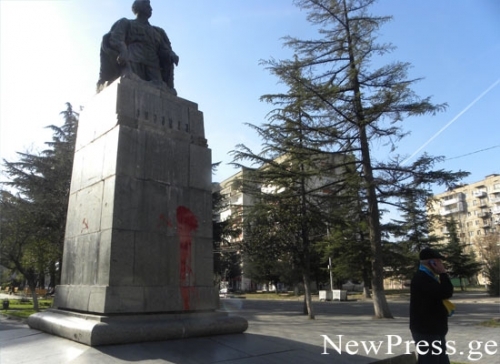 ქუთაისში კიკვიძის ძეგლის გადაღებვის გამო საქმის წარმოება დაიწყო