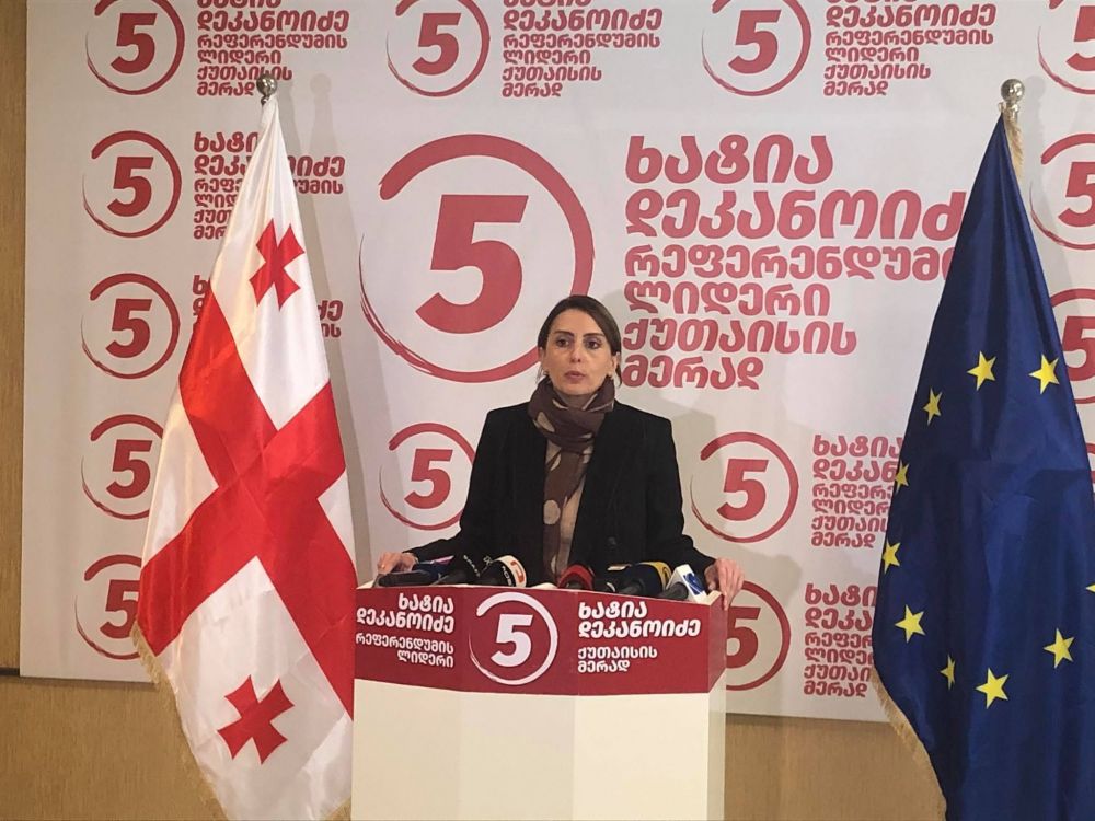 “ემუქრებიან მოსახლეობას, თუ ოპოზიციონერი კანდიდატები გაიმარჯვებენ, მოუწყობენ საბოტაჟს, რაც არის დანაშაული”- ხატია დეკანოიძე