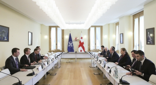გიორგი მარგველაშვილი ნატო-ს გენერალური მდივნის მოადგილეს ალექსანდერ ვერშბოუს შეხვდა