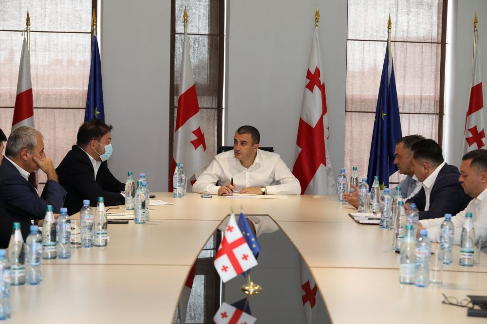 ქვემო ქართლში სახელმწიფო რწმუნებული, გიორგი დოხტურიშვილი, საქართველოს მუნიციპალური განვითარების ფონდის აღმასრულებელ დირექტორს, დავით ტაბიძეს შეხვდა