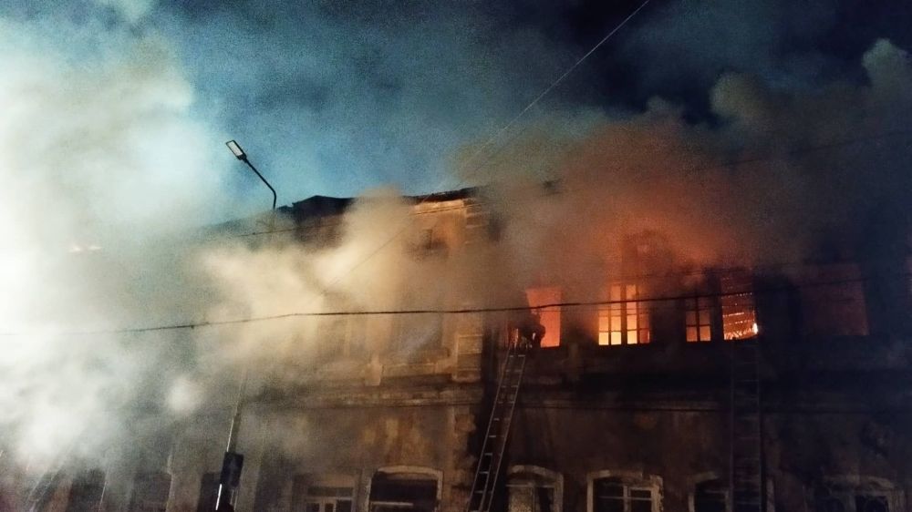 ქუთაისის ფსიქიატრიული საავადმყოფოს ყოფილი შენობა  თითქმის მთლიანად დაიწვა