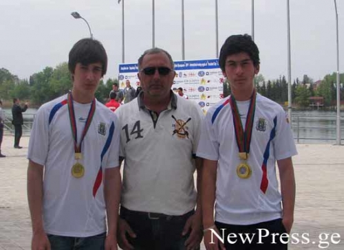 ქუთაისელმა ნიჩბოსნებმა აზერბაიჯანში სამი ოქრო მოიპოვეს