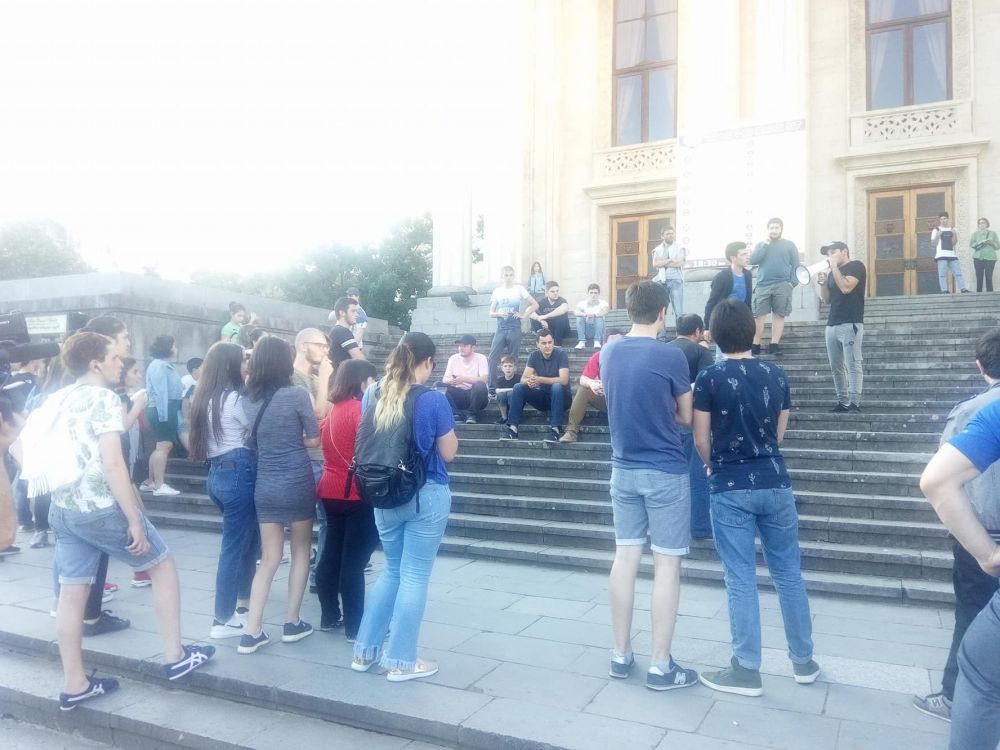 ქუთაისში ზაზა სარალიძის მხარდასაჭერი აქცია გრძელდება [video]