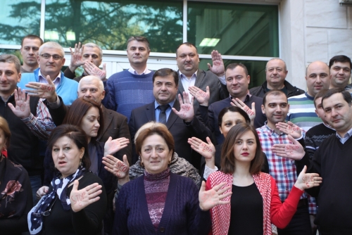 STOP-C აქცია იმერეთის გუბერნატორის ადმინისტრაციაც შეუერთდა