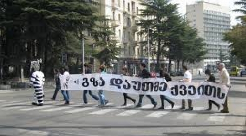 41-ე საჯარო სკოლის წინ საგზაო ნიშნის დადგმას ითხოვენ