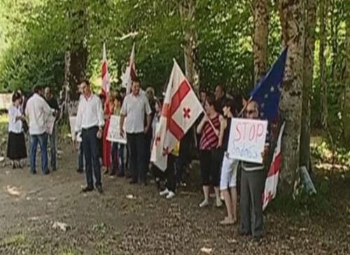 “შაორის მიმდებარე ტერიტორიაზე ხეებს ივანიშვილის კომპანია ჭრის”
