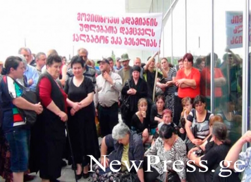ზესტაფონელი მოვაჭრეები შიმშილობის დაწყებას აპირებენ