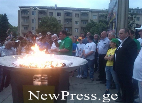 ოლიმპიური ცეცხლი ქუთაისშია