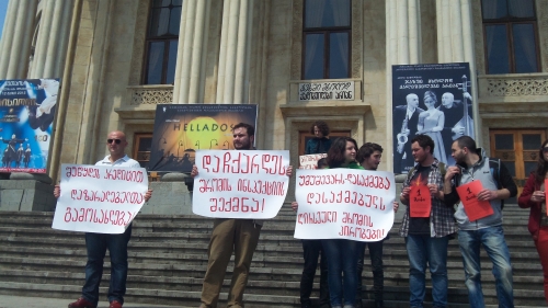 მშრომელთა საერთაშორისო დღე ქუთაისში აქციით აღნიშნეს