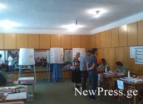 ქუთაისში ნიკეას საარჩევნო ოლქში ამომრჩეველთა დაბალი აქტივობაა
