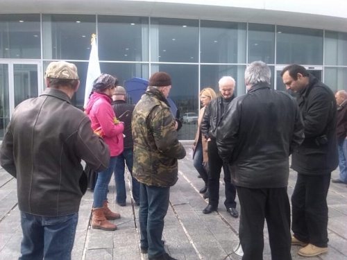 სოლიდარობა სვანეთს – აქცია ქუთაისში პარალმენტის წინ