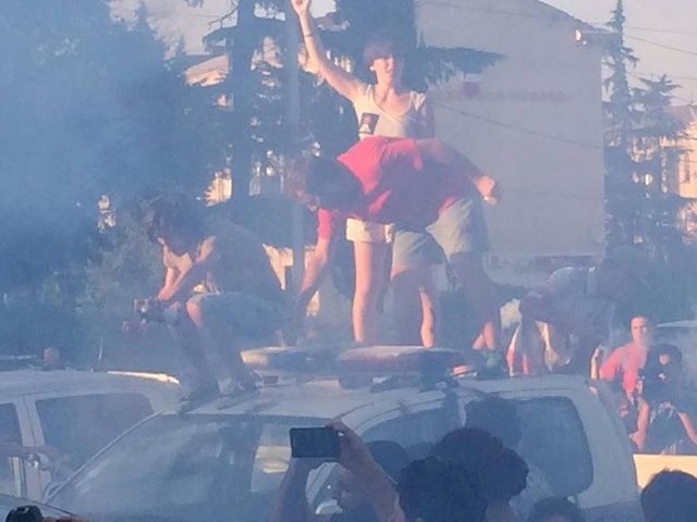 თეთრი ხმაური სამტრედიაში –  აქციას დაპირისპირება მოყვა