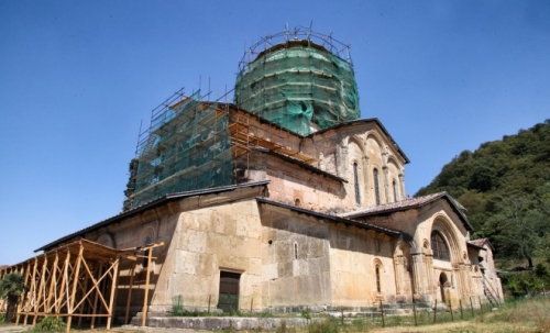 გელათის მონასტერთან ინფრასტრუქტურული პროექტები მიმდინარეობს