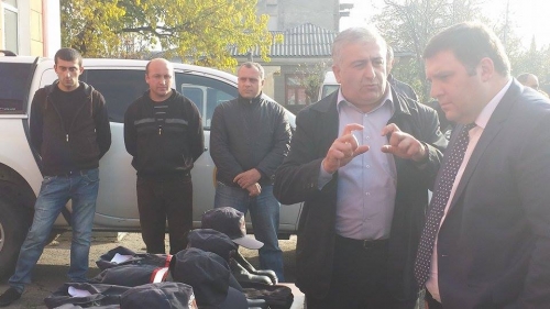ქუთაისელ მეხანძრეებს ახალი ფორმები გადასცეს