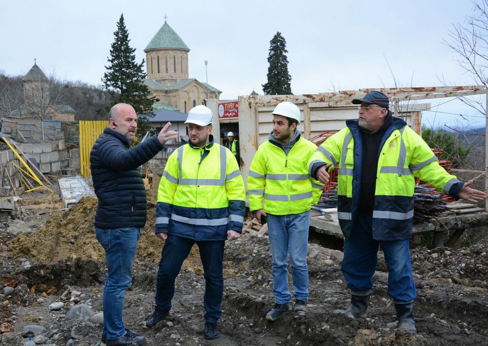 გელათის მონასტრის სარესტავრაციო-საკონსერვაციო სამუშაოები მიმდინარეობს