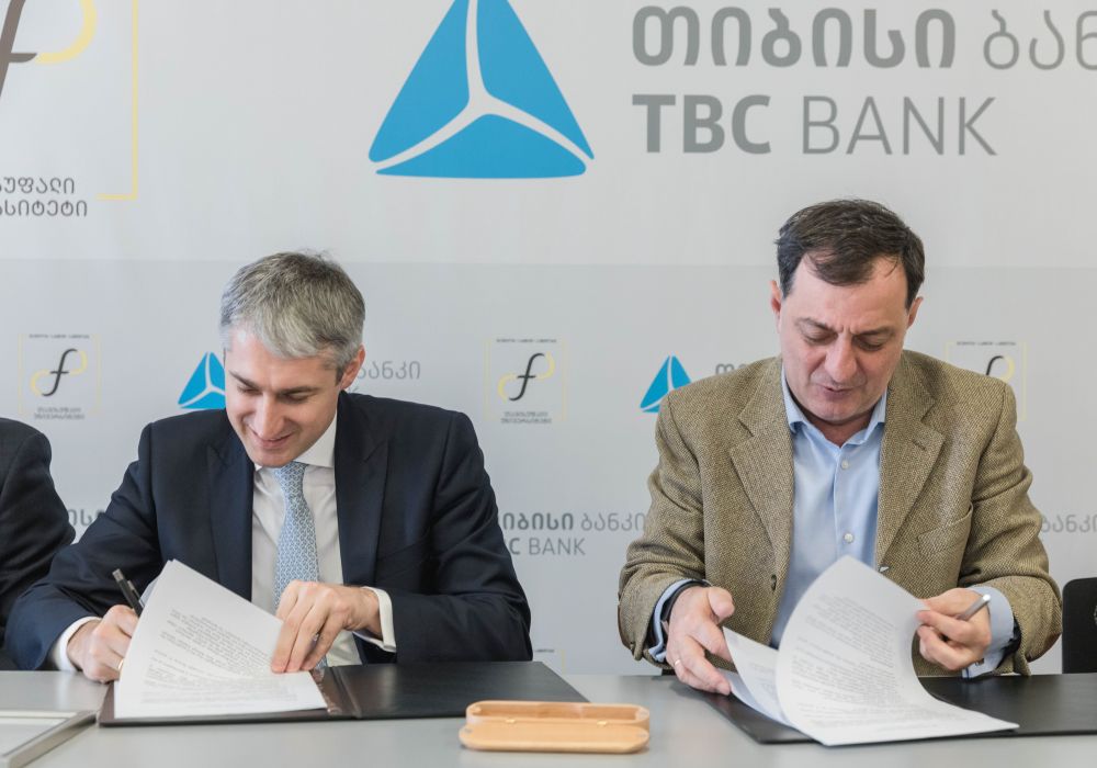 თიბისისა და თავისუფალ უნივერსიტეტს შორის თანამშრომლობის მემორანდუმი გაფორმდა [R]