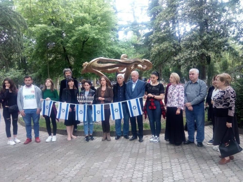 ქუთაისში ებრაელი ხალხისადმი სოლიდარობის აქცია გაიმართა