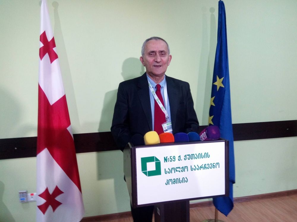 ქუთაისში არჩევნების მეორე ტური მიმდინარეობს