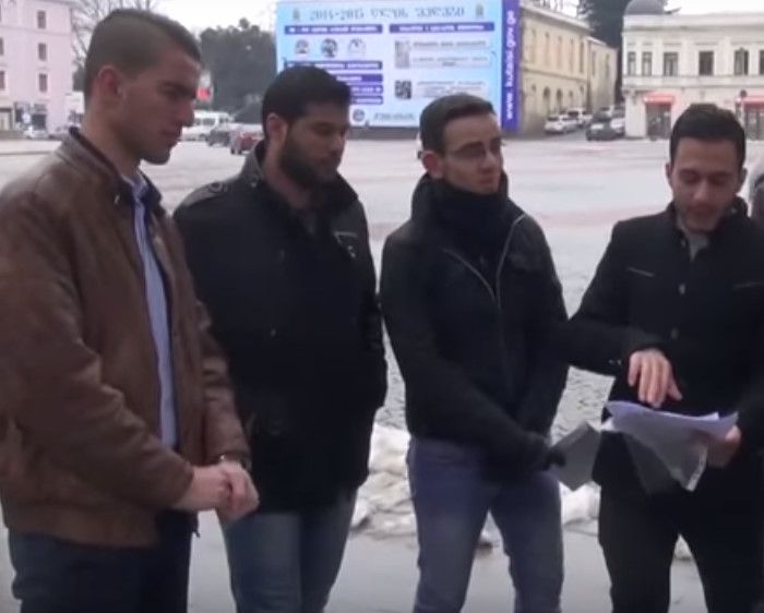 ქუთაისში ერაყელმა სტუდენტებმა აქცია გამართეს