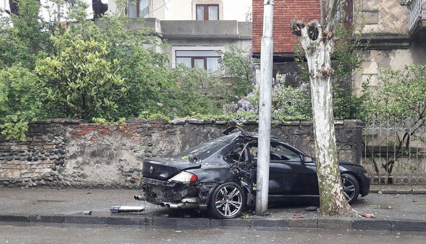 წერეთლის ქუჩაზე ავტოსაგზაო შემთხვევა მოხდა