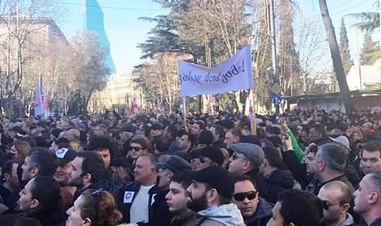“რუსთავი 2”- ის აქციას  პოლიტიკოსები აფასებენ [PHOTO]