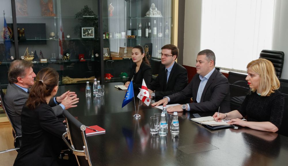 ოთარ დანელია ევროკავშირის წარმომადგენლობის სოფლის მეურნეობის ახალ ატაშეს, ქრისტინა კასელას შეხვდა