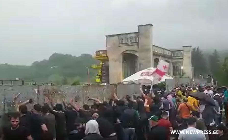 რიონის ხეობაში ხმაურის აქცია გრძელდება [VIDEO]