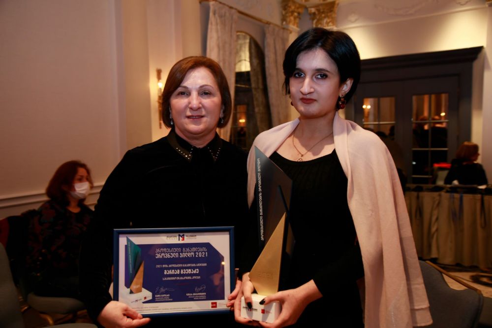 სარკინიგზო ტრანსპორტის კოლეჯის სტუდენტი „პროფესიული განათლების ეროვნული ჯილდოს“ ერთ-ერთი გამარჯვებულია