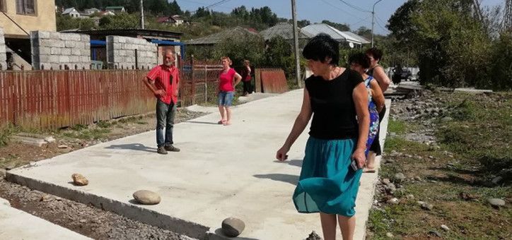 ქუთაისში, გუნიას ქუჩაზე შესრულებულ სამუშაოებს მოსახლეობა აპროტესტებს