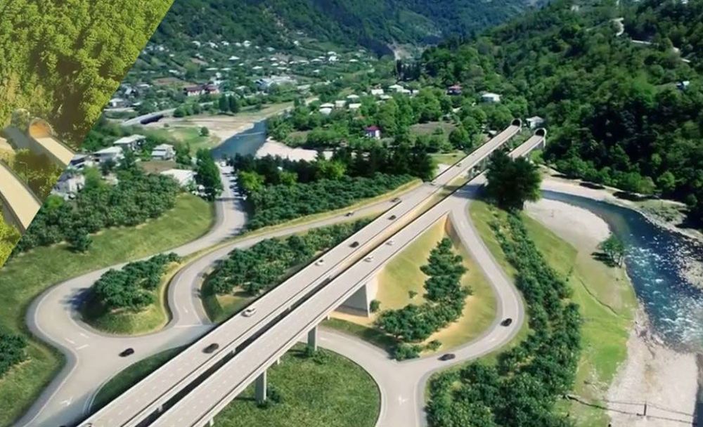 რიკოთის საუღელტეხილო გზის შორაპანი-არგვეთას მონაკვეთზე ავტომაგისტრალი აშენდება