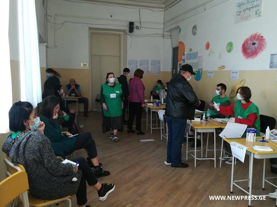 ქუთაისში არჩევნებზე რეგისტრირებული ამომრჩევლის 44.53 პროცენტი მივიდა