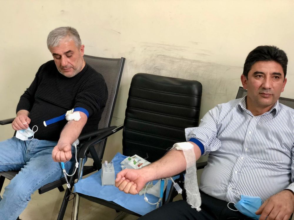 გარდაბნის მუნიციპალიტეტის მერიის თანამშრომლები სისხლის უანგარო დონაციის პროცესში ჩაერთვნენ