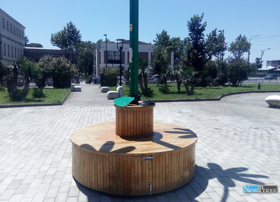 ქუთაისში დაზიანებული ენერგოეფექტური სკვერის აღდგენა მოხდება