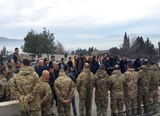 ამერიკაში ქართველი ჯარისკაცის მემორიალი გაიხსნა