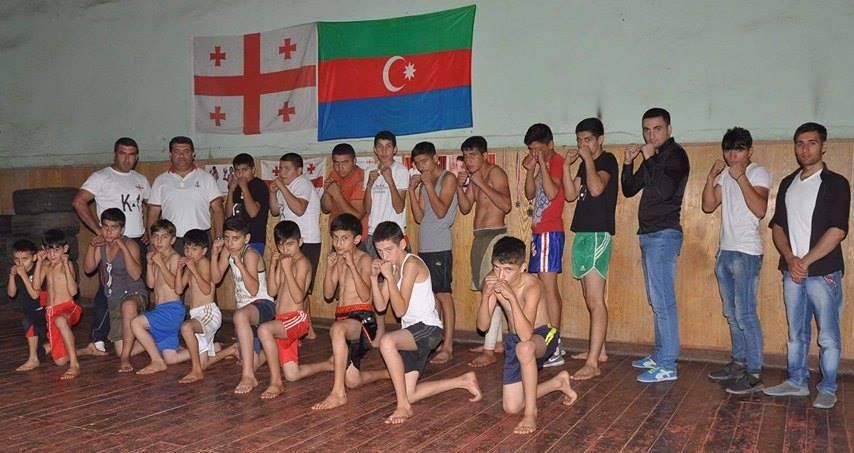 რუსლან გაჯიევი აღმამედლოში სპორტსმენებსა და მოსახლეობას შეხვდა (R)