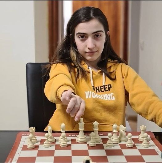 ქუთაისელი ანასტასია კირთაძე 14 წლამდე ასაკის საუკეთესო მოჭადრაკედ აღიარეს