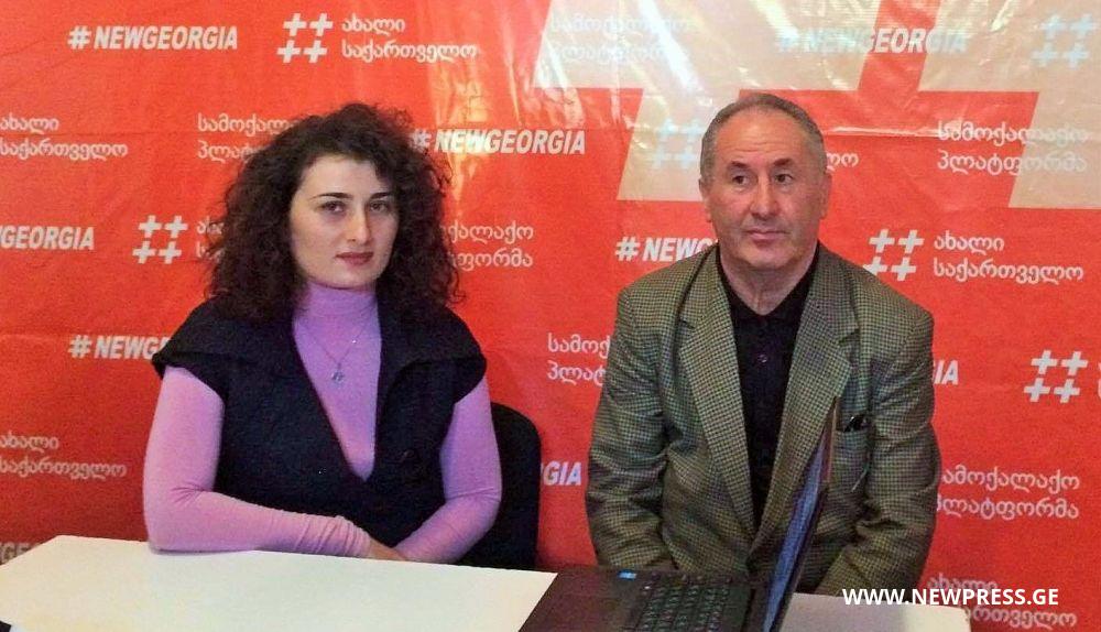 “ახალი საქართველო” პლაკატების გაკვრას კერძო კომპანიის რეკლამაზე გეგმავს