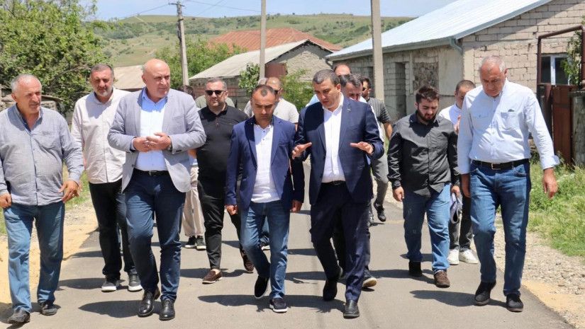 გარდაბნის მუნიციპალიტეტის სოფელ მარტყოფში, საგზაო ინფრასტრუქტურის მოწყობა მიმდინარეობს