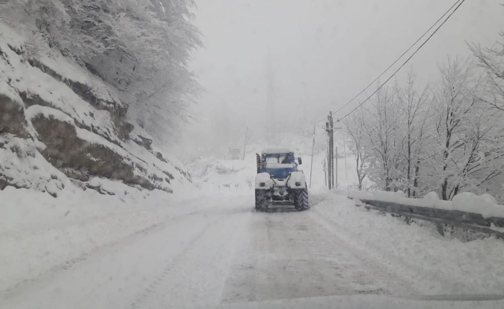 ნაქერალას უღელტეხილზე ავტოტრანსპორტის მოძრაობაზე შეზღუდვები მოქმედებს